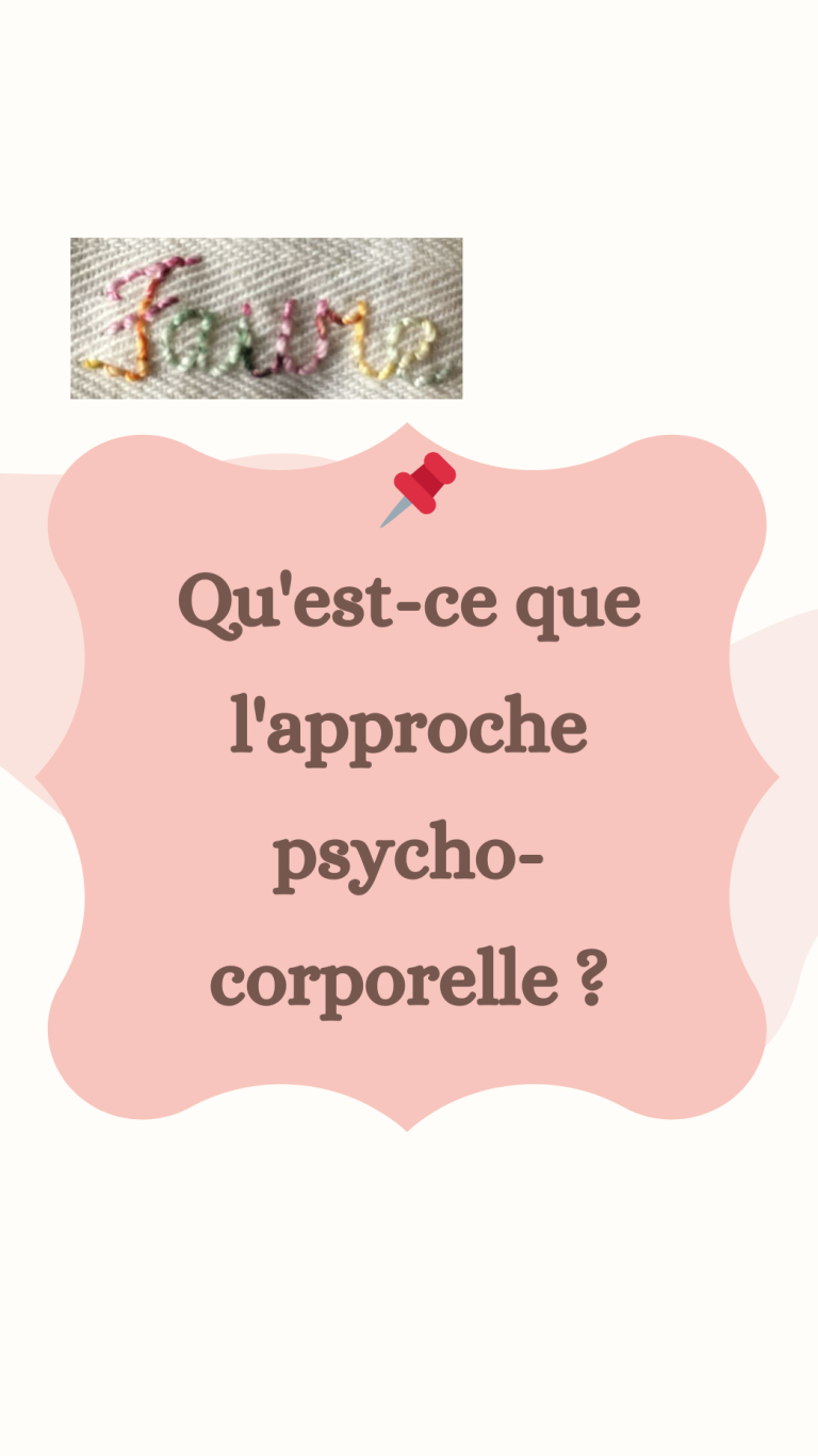 Qu'est-ce que l'approche psycho-corporelle ?