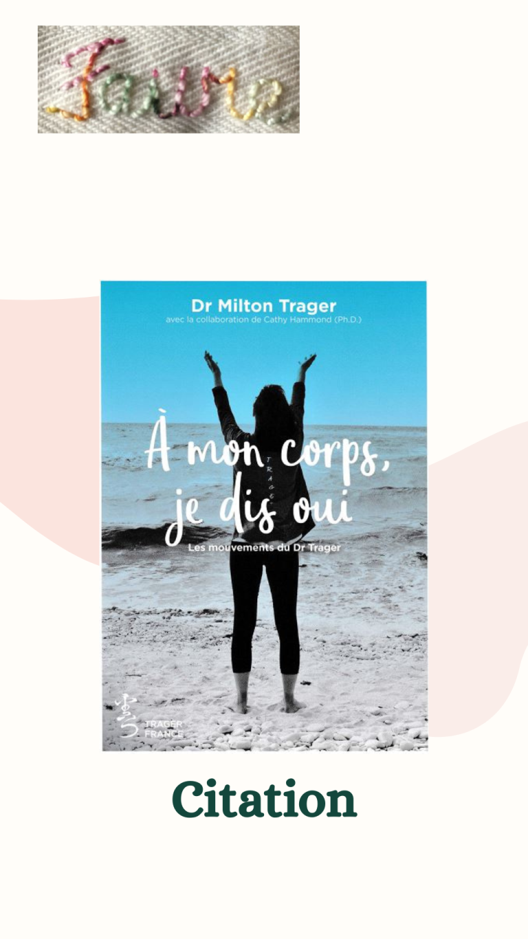 Citation du Dr Milton Trager